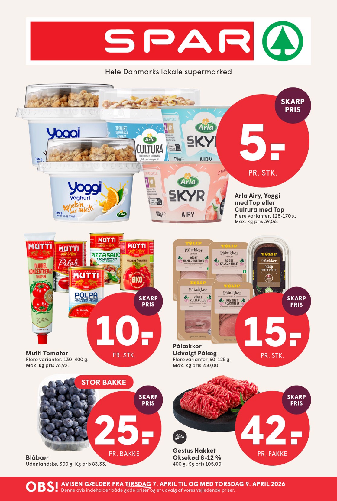 spar - Spar tilbudsavis gyldig fra 07.04.2026 til 09.04.2026