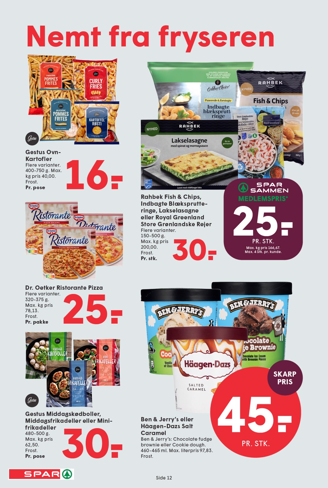 spar - Spar flyer til næste uge fra fredag 24.04.2026 til torsdag 30.04.2026 - page: 12