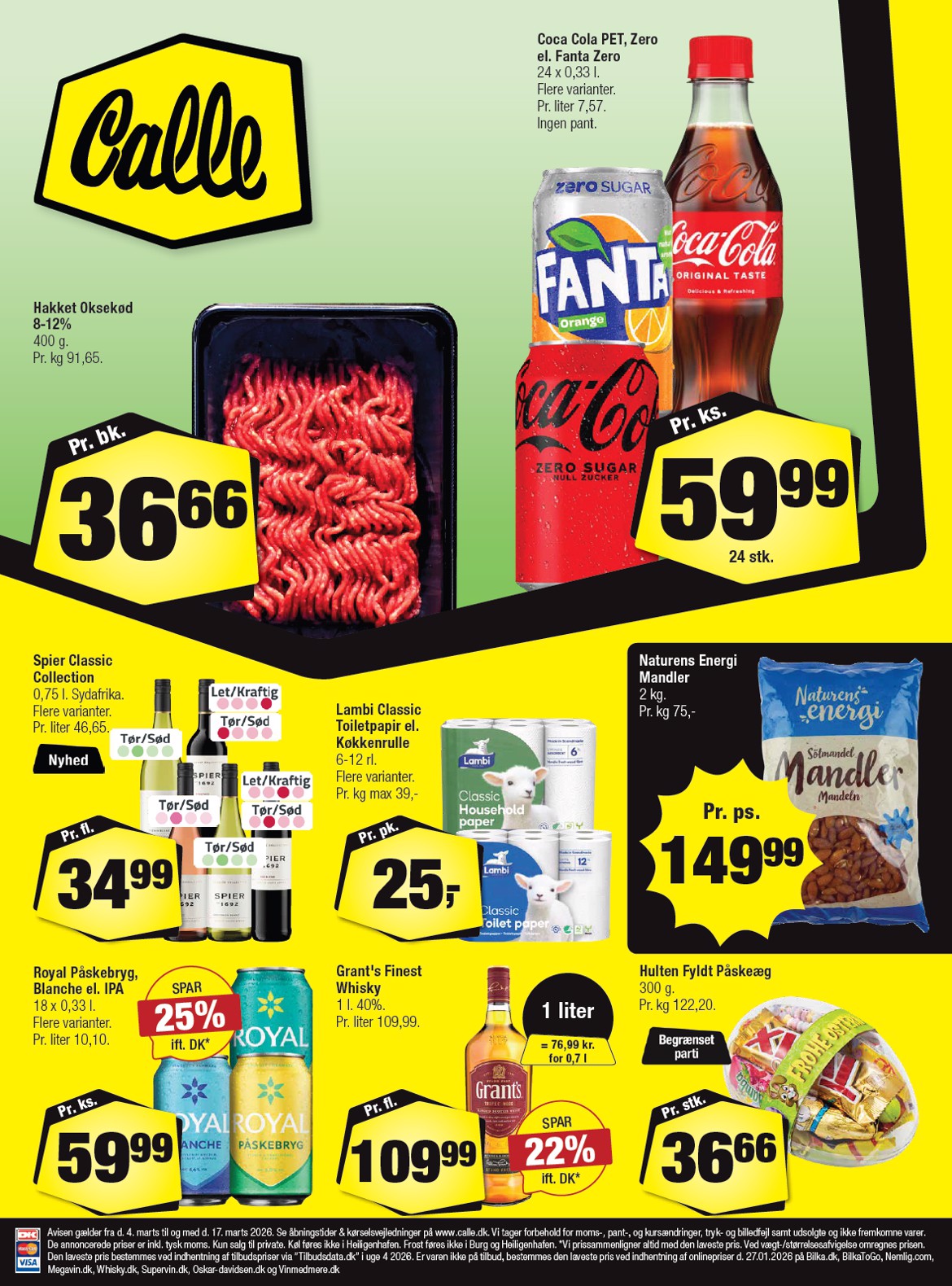 calle - Calle tilbudsavis gyldig fra 04.03.2026 til 17.03.2026