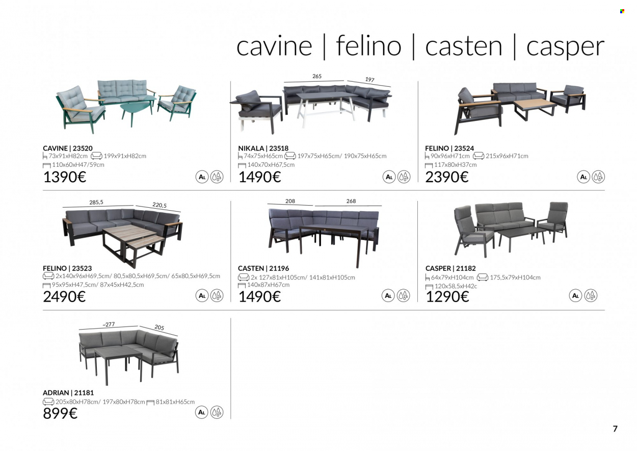 home4you - Home4you kliendileht - DĀRZA MĒBELES - page: 7