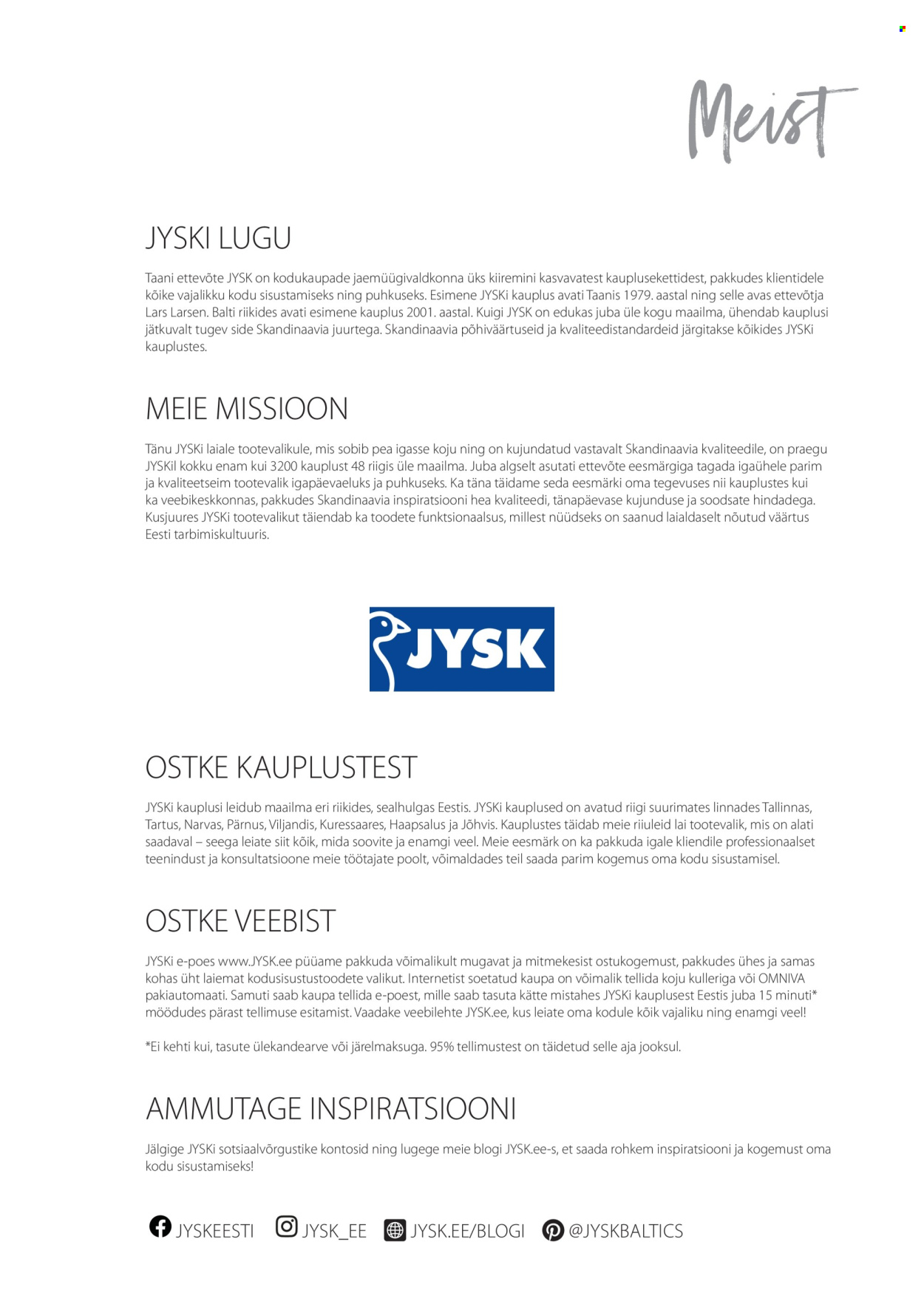 jysk - JYSK kliendileht - Aiamoõõbel ja suvekaubad - page: 3 jysk - JYSK kliendileht - Aiamoõõbel ja suvekaubad - page: 3