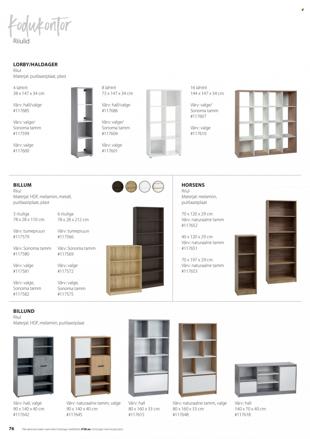 jysk - JYSK kliendileht - Mööblikataloog - page: 76