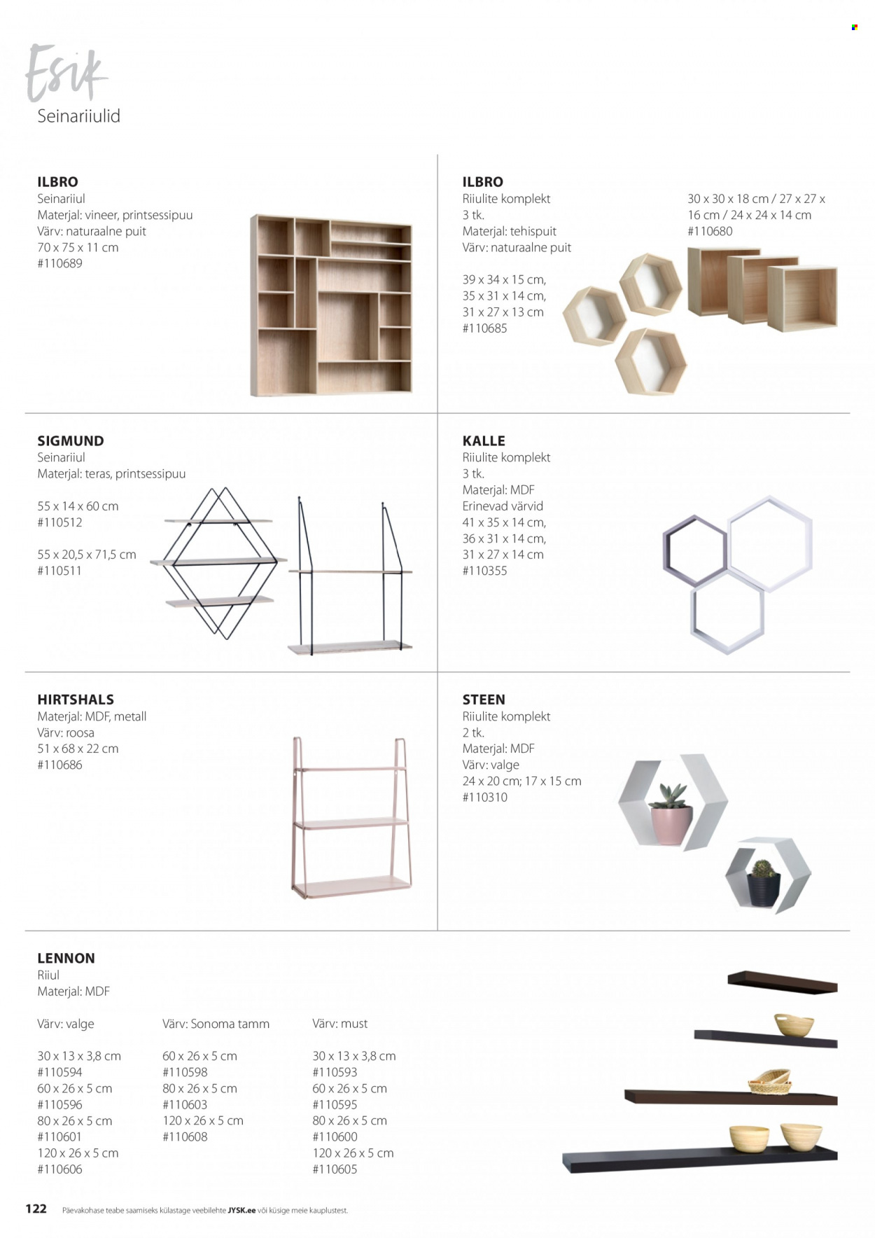 jysk - JYSK kliendileht - Mööblikataloog - page: 122