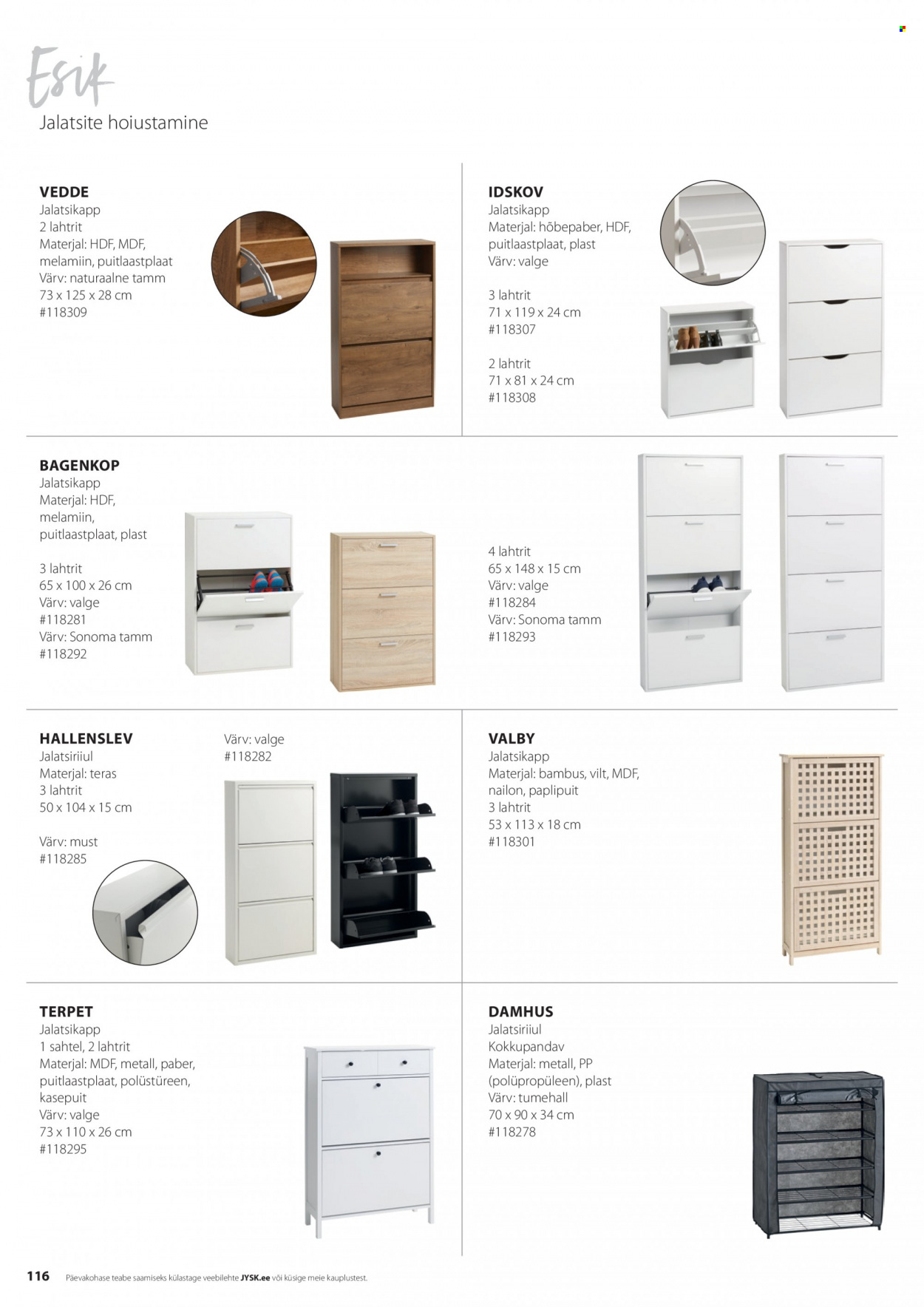 jysk - JYSK kliendileht - Mööblikataloog - page: 116