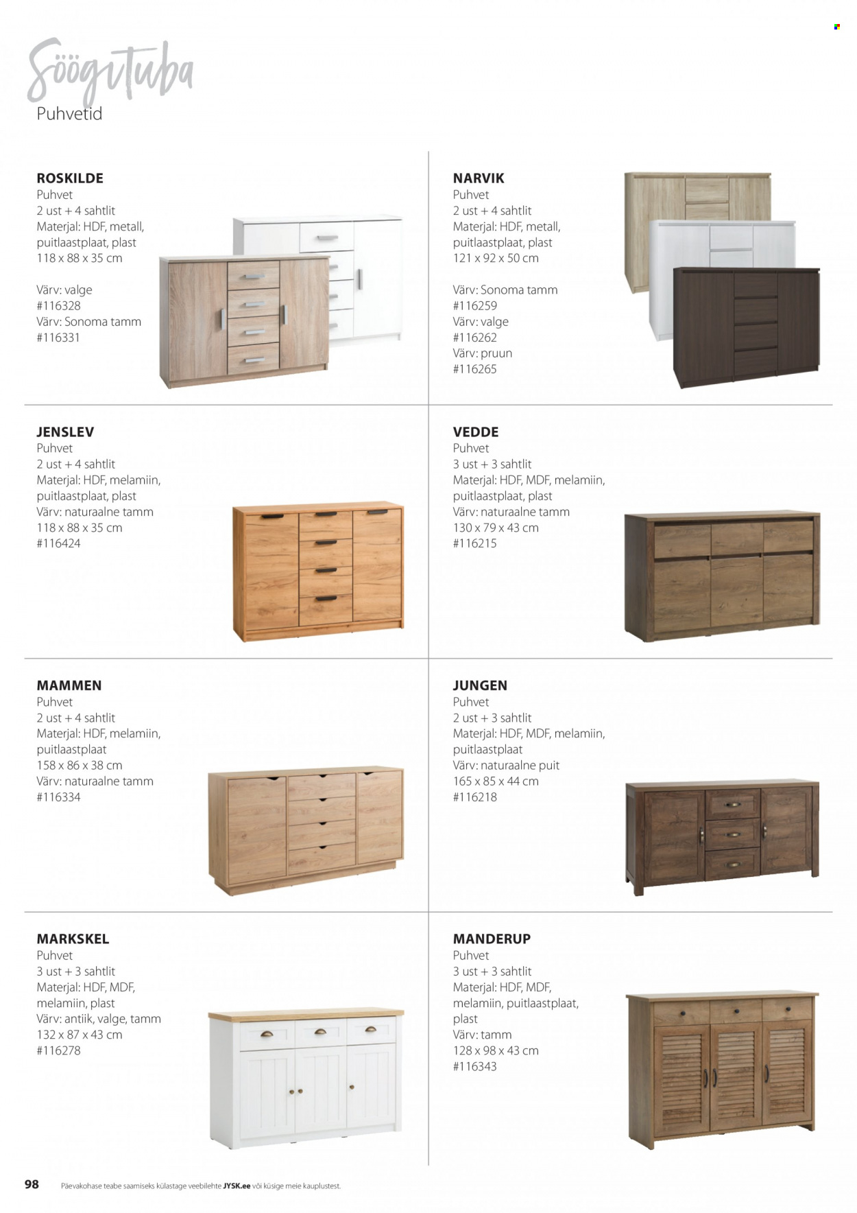 jysk - JYSK kliendileht - Mööblikataloog - page: 98