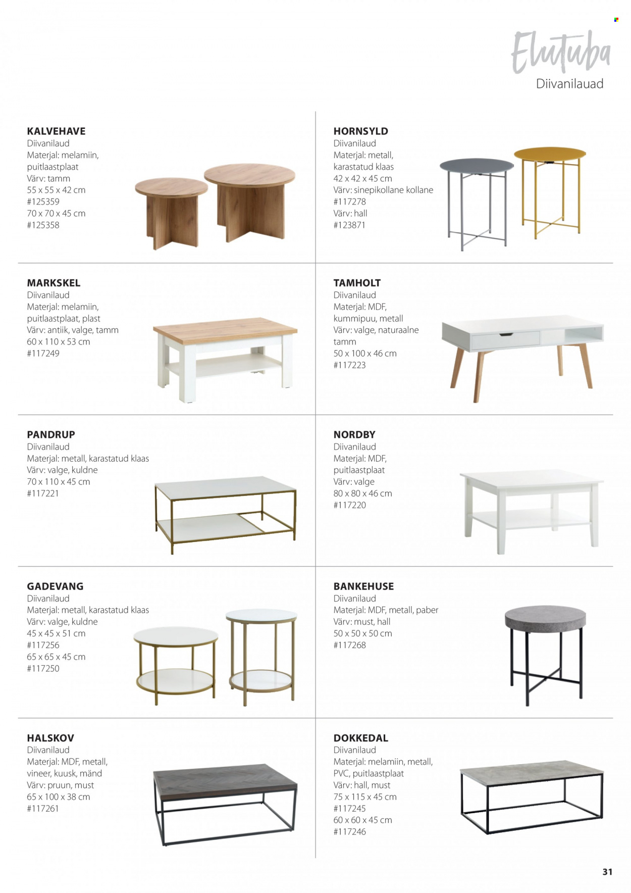 jysk - JYSK kliendileht - Mööblikataloog - page: 31