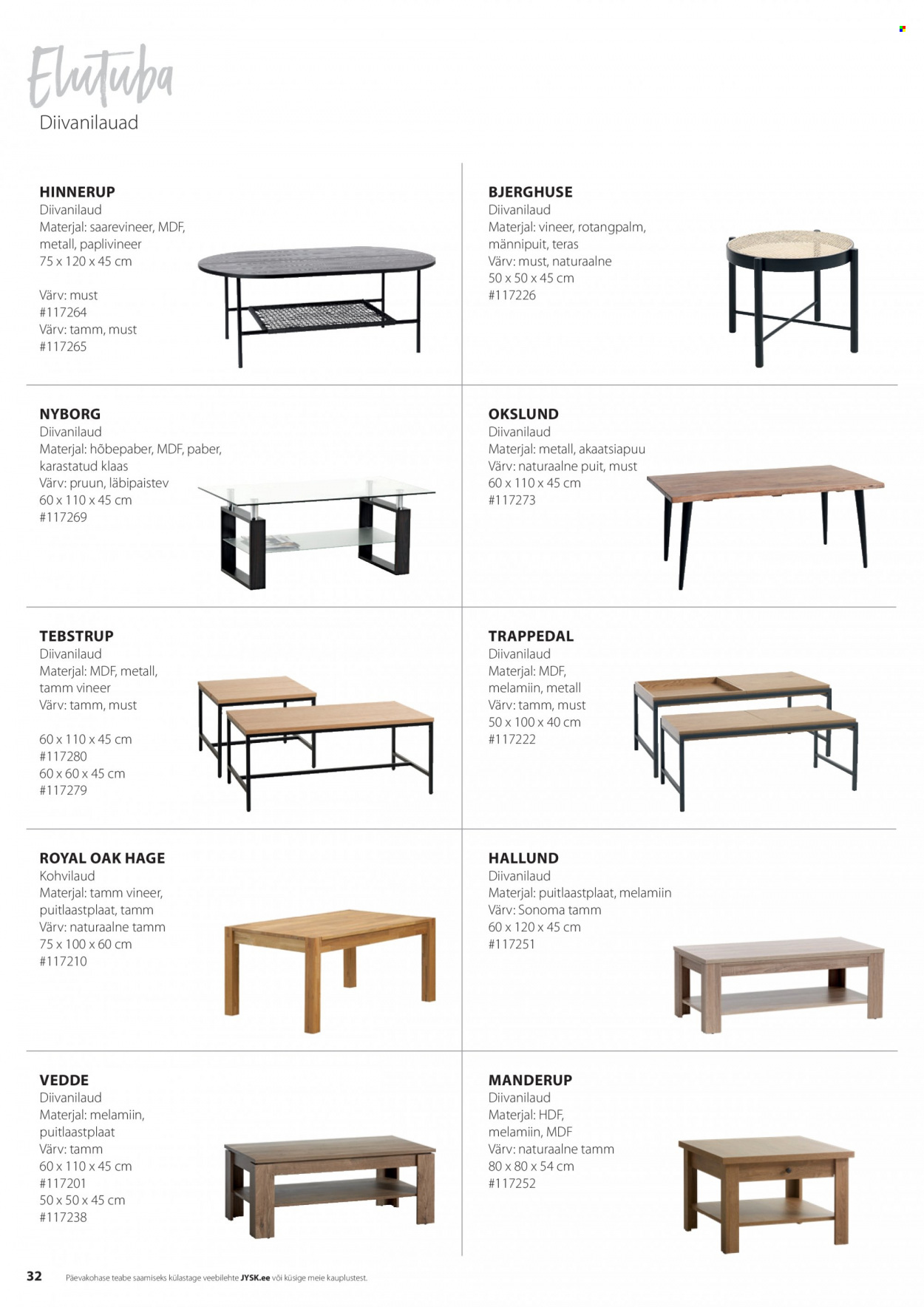 jysk - JYSK kliendileht - Mööblikataloog - page: 32