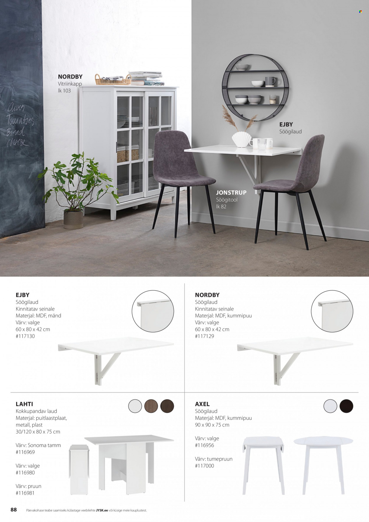 jysk - JYSK kliendileht - Mööblikataloog - page: 88