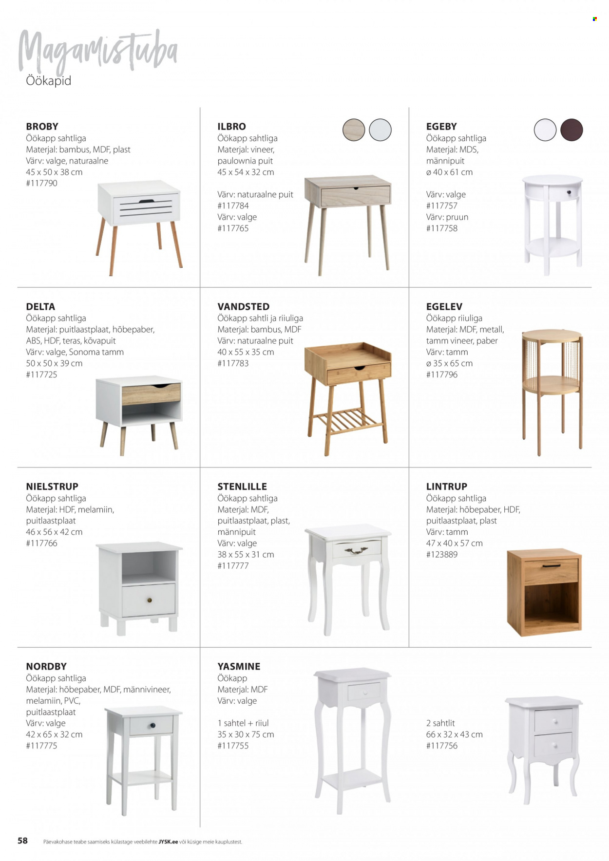 jysk - JYSK kliendileht - Mööblikataloog - page: 58