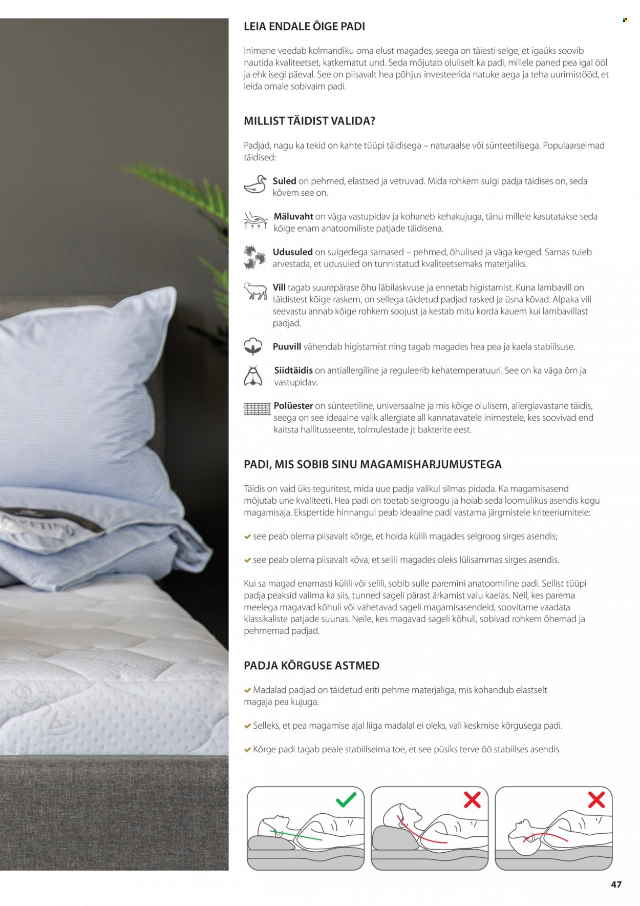 jysk - JYSK kliendileht - Tekkide, patjade ja voodipesu - page: 47