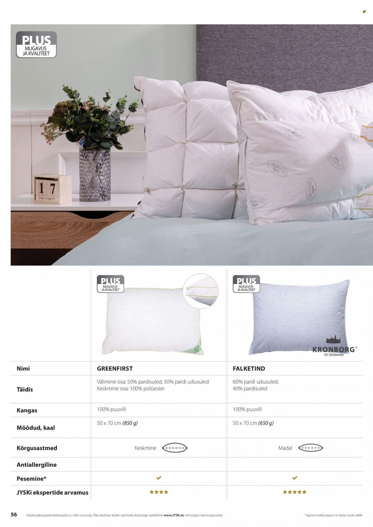 jysk - JYSK kliendileht - Tekkide, patjade ja voodipesu - page: 56