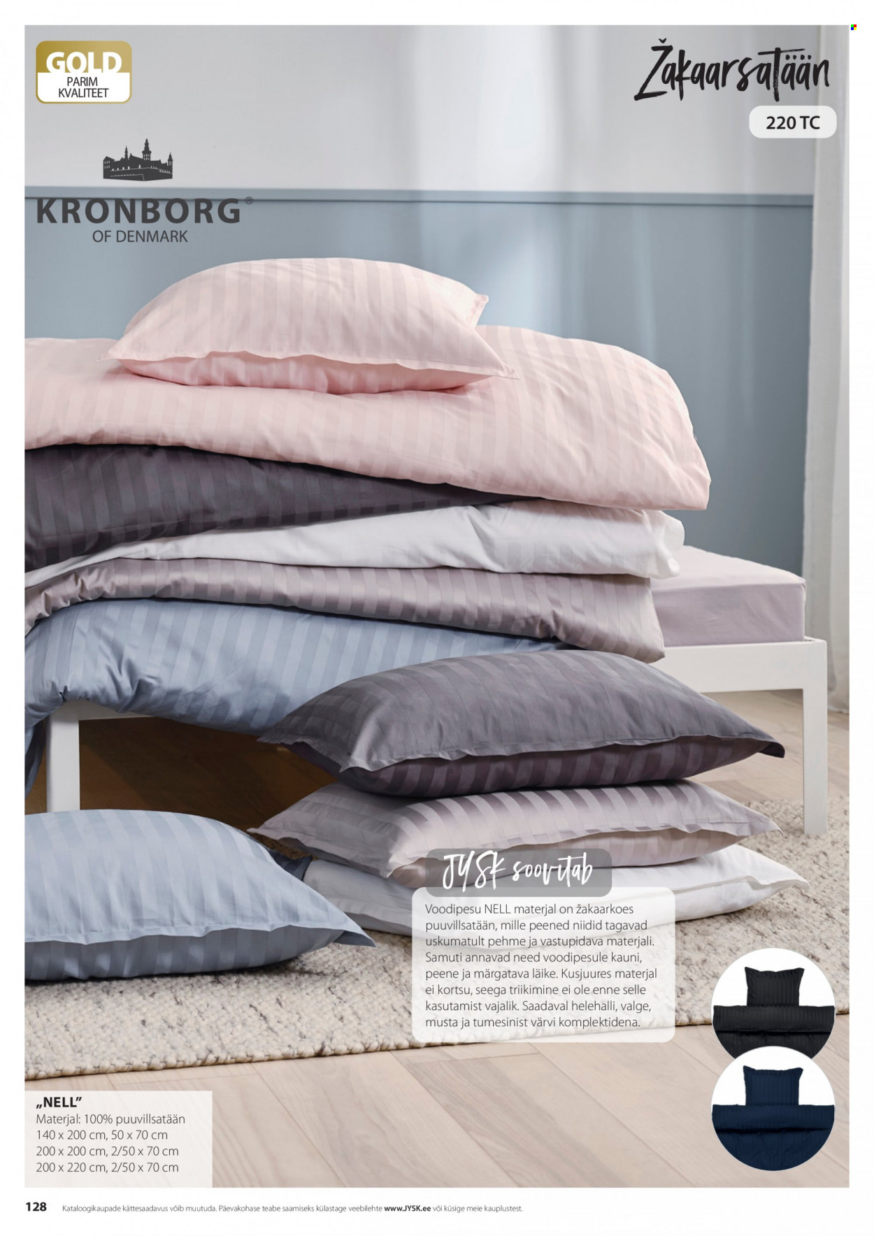jysk - JYSK kliendileht - Tekkide, patjade ja voodipesu - page: 128