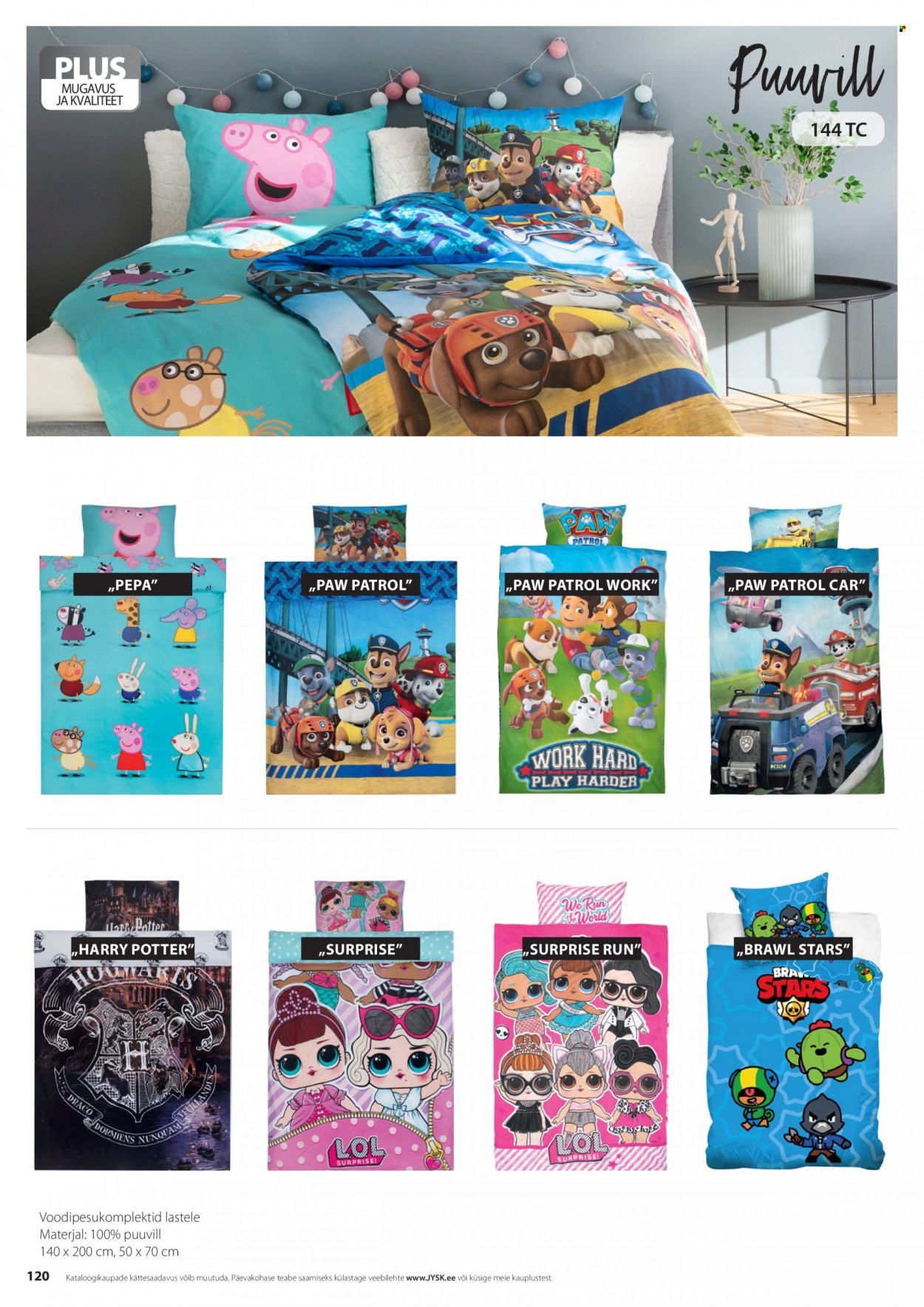 jysk - JYSK kliendileht - Tekkide, patjade ja voodipesu - page: 120