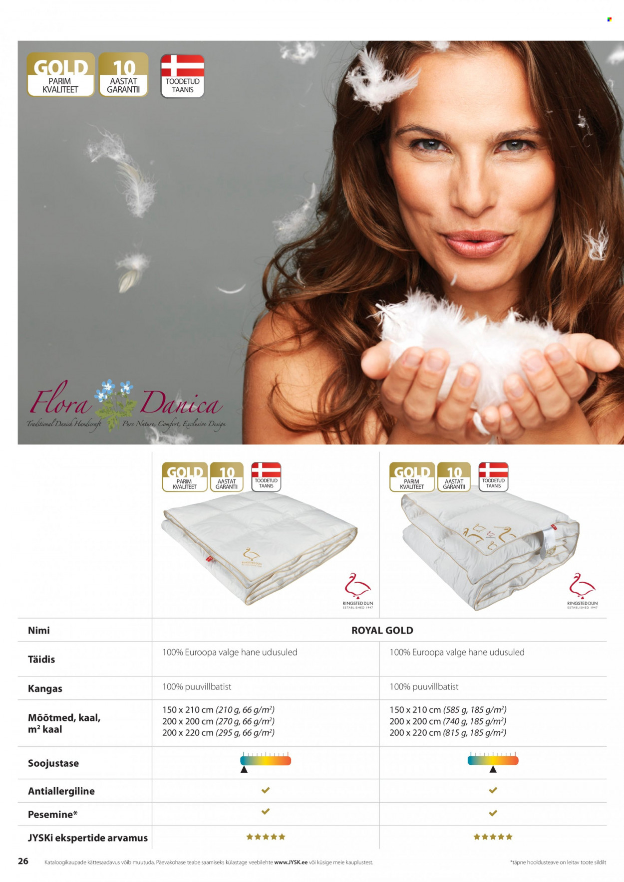 jysk - JYSK kliendileht - Tekkide, patjade ja voodipesu - page: 26