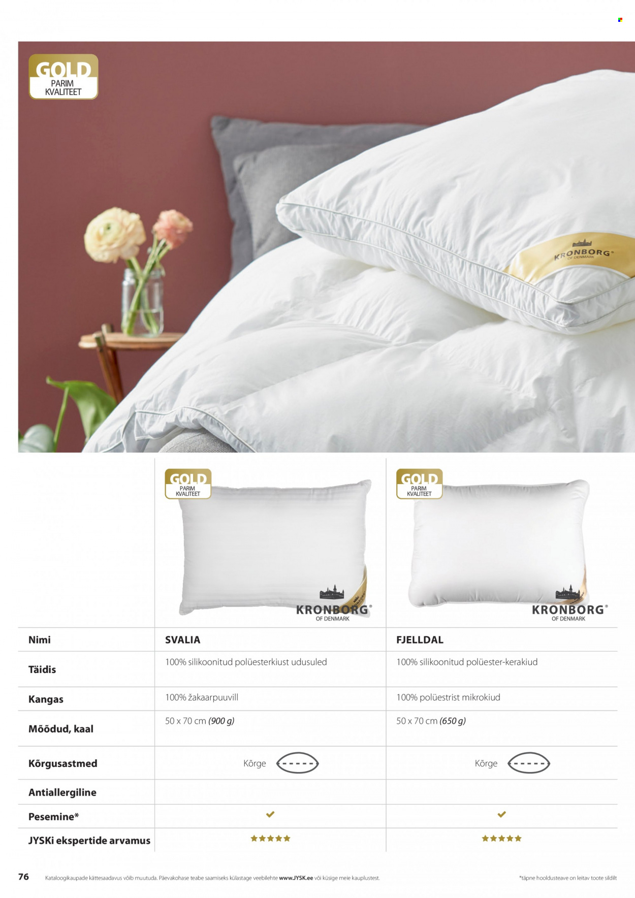 jysk - JYSK kliendileht - Tekkide, patjade ja voodipesu - page: 76