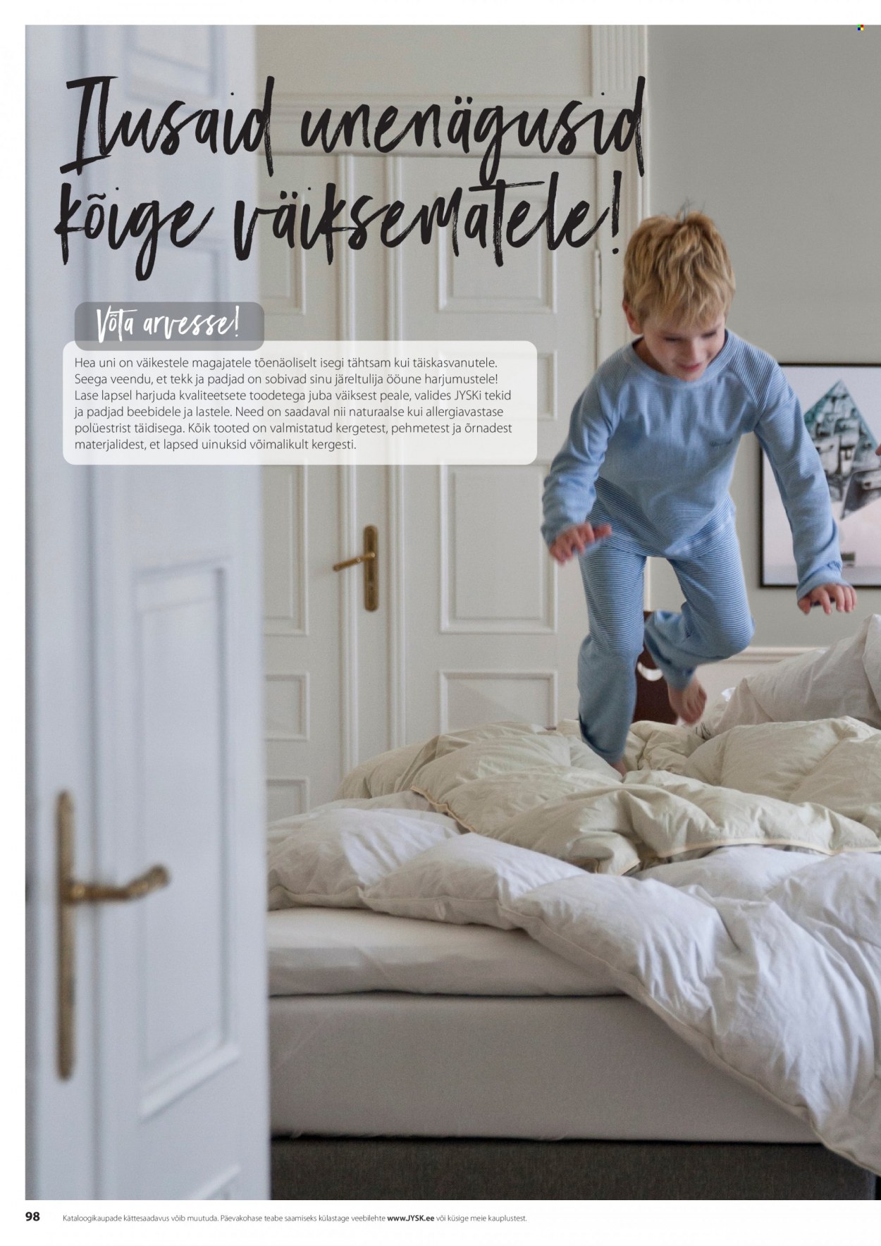 jysk - JYSK kliendileht - Tekkide, patjade ja voodipesu - page: 98