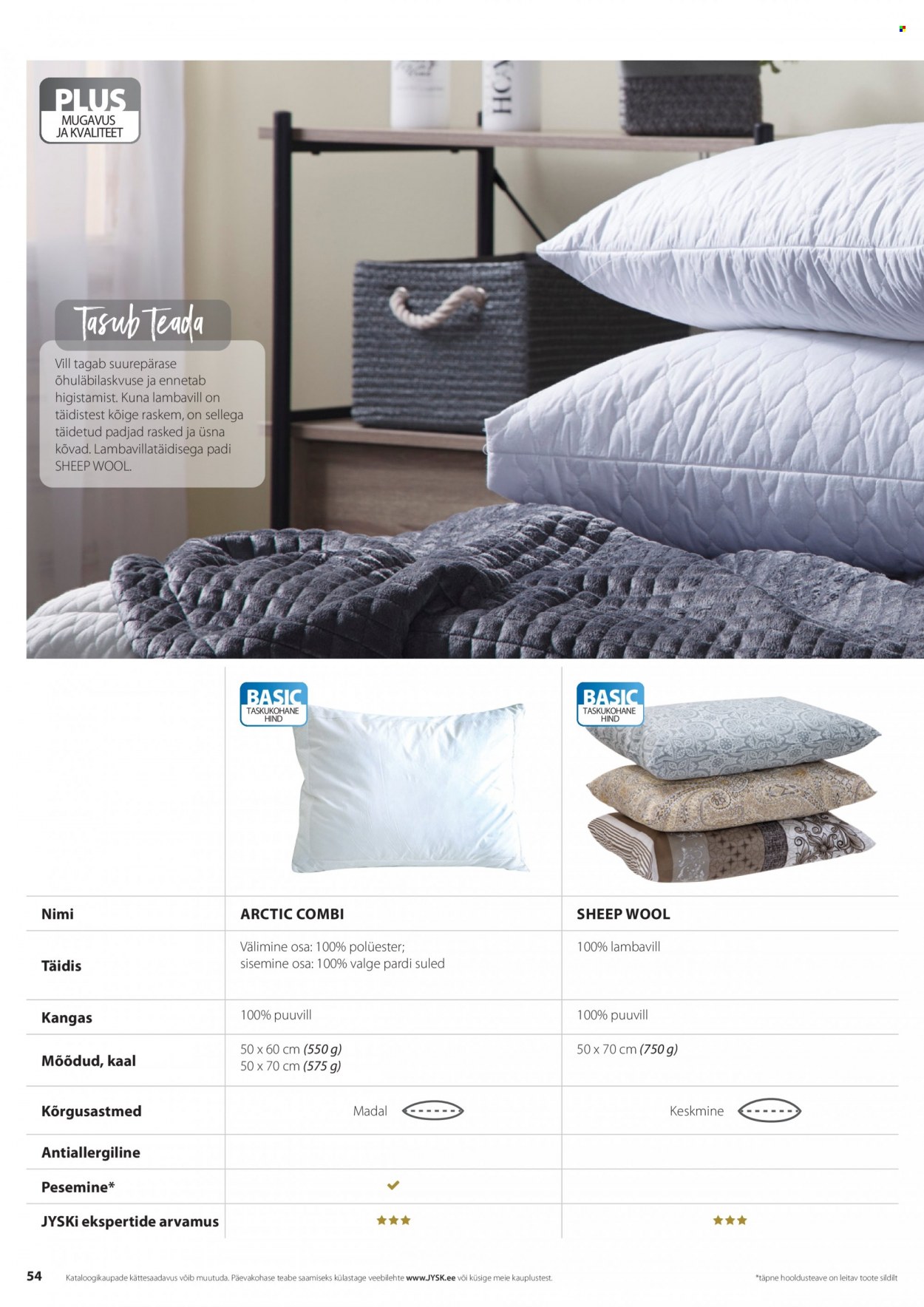 jysk - JYSK kliendileht - Tekkide, patjade ja voodipesu - page: 54