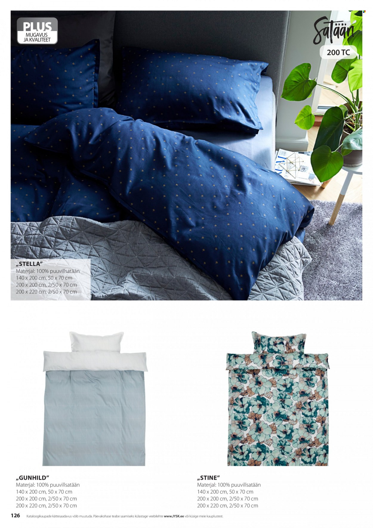 jysk - JYSK kliendileht - Tekkide, patjade ja voodipesu - page: 126