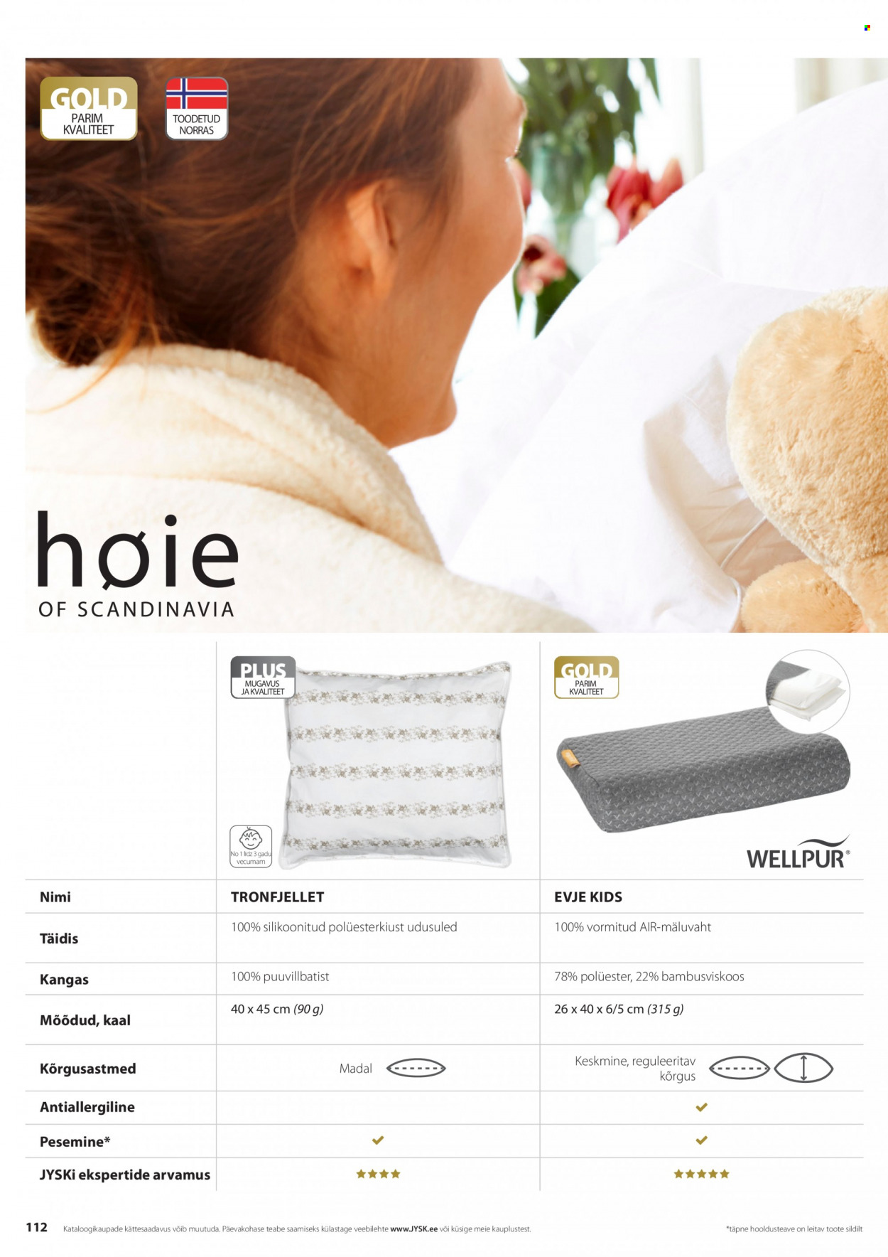 jysk - JYSK kliendileht - Tekkide, patjade ja voodipesu - page: 112