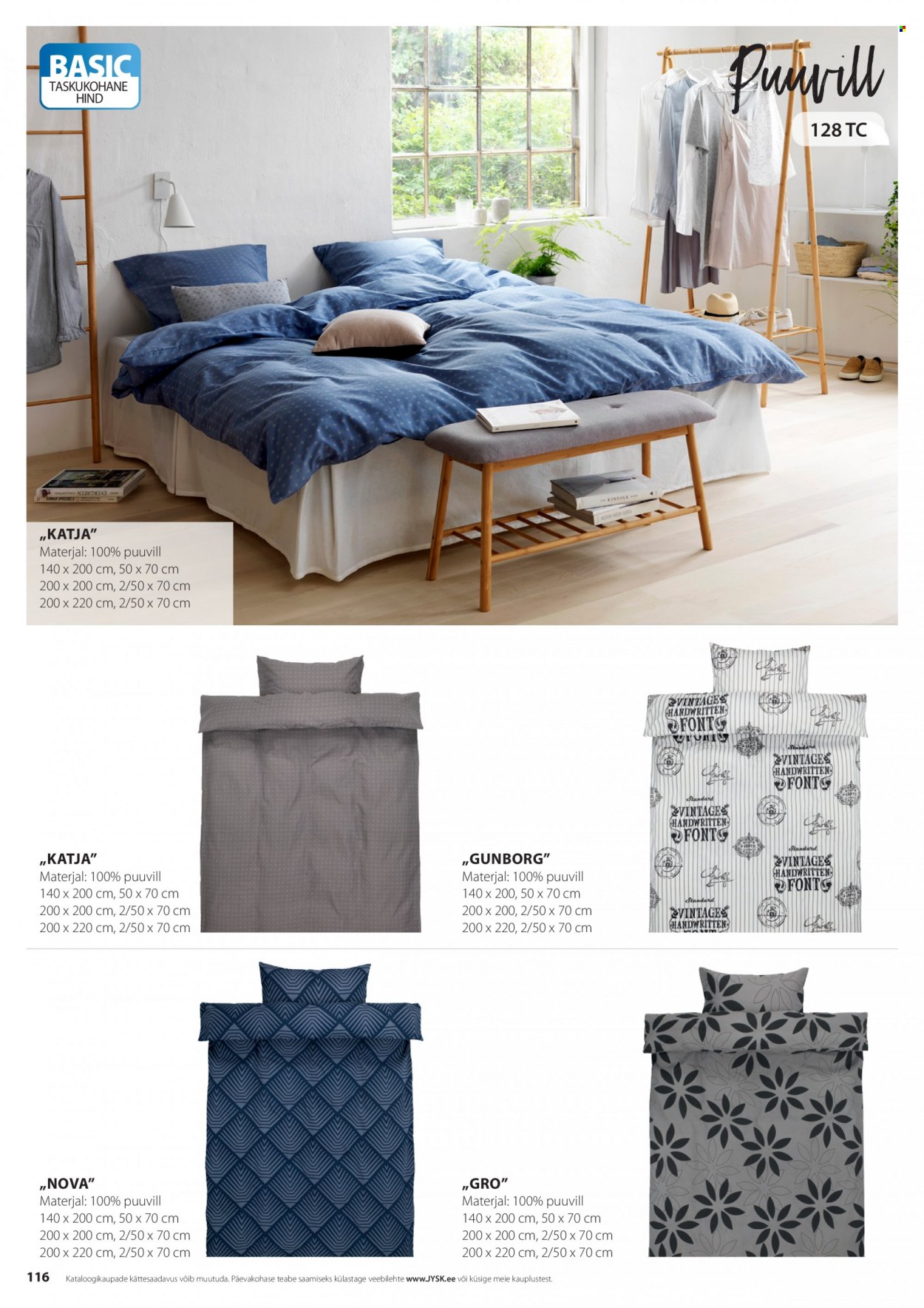 jysk - JYSK kliendileht - Tekkide, patjade ja voodipesu - page: 116
