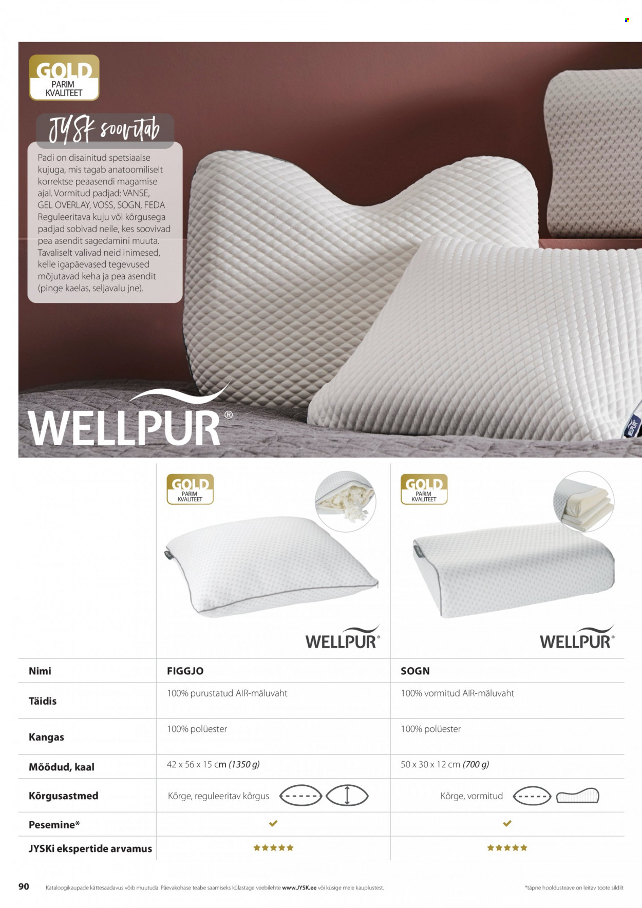 jysk - JYSK kliendileht - Tekkide, patjade ja voodipesu - page: 90