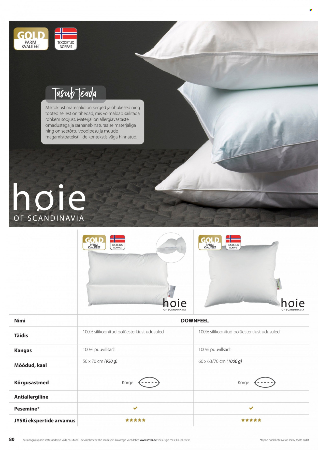 jysk - JYSK kliendileht - Tekkide, patjade ja voodipesu - page: 80