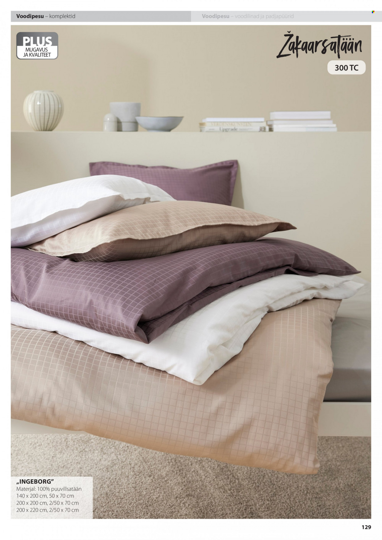 jysk - JYSK kliendileht - Tekkide, patjade ja voodipesu - page: 129