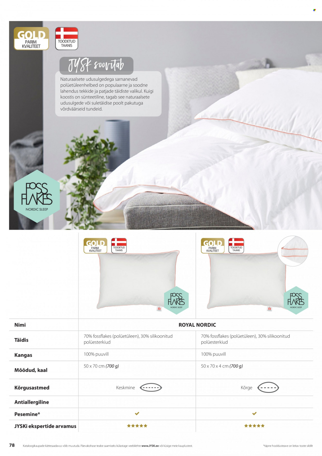 jysk - JYSK kliendileht - Tekkide, patjade ja voodipesu - page: 78