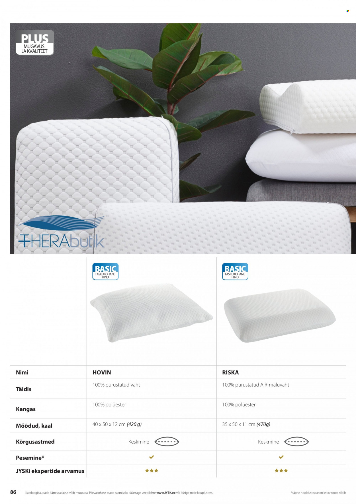 jysk - JYSK kliendileht - Tekkide, patjade ja voodipesu - page: 86