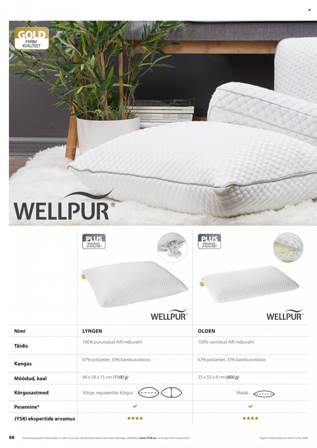 jysk - JYSK kliendileht - Tekkide, patjade ja voodipesu - page: 88