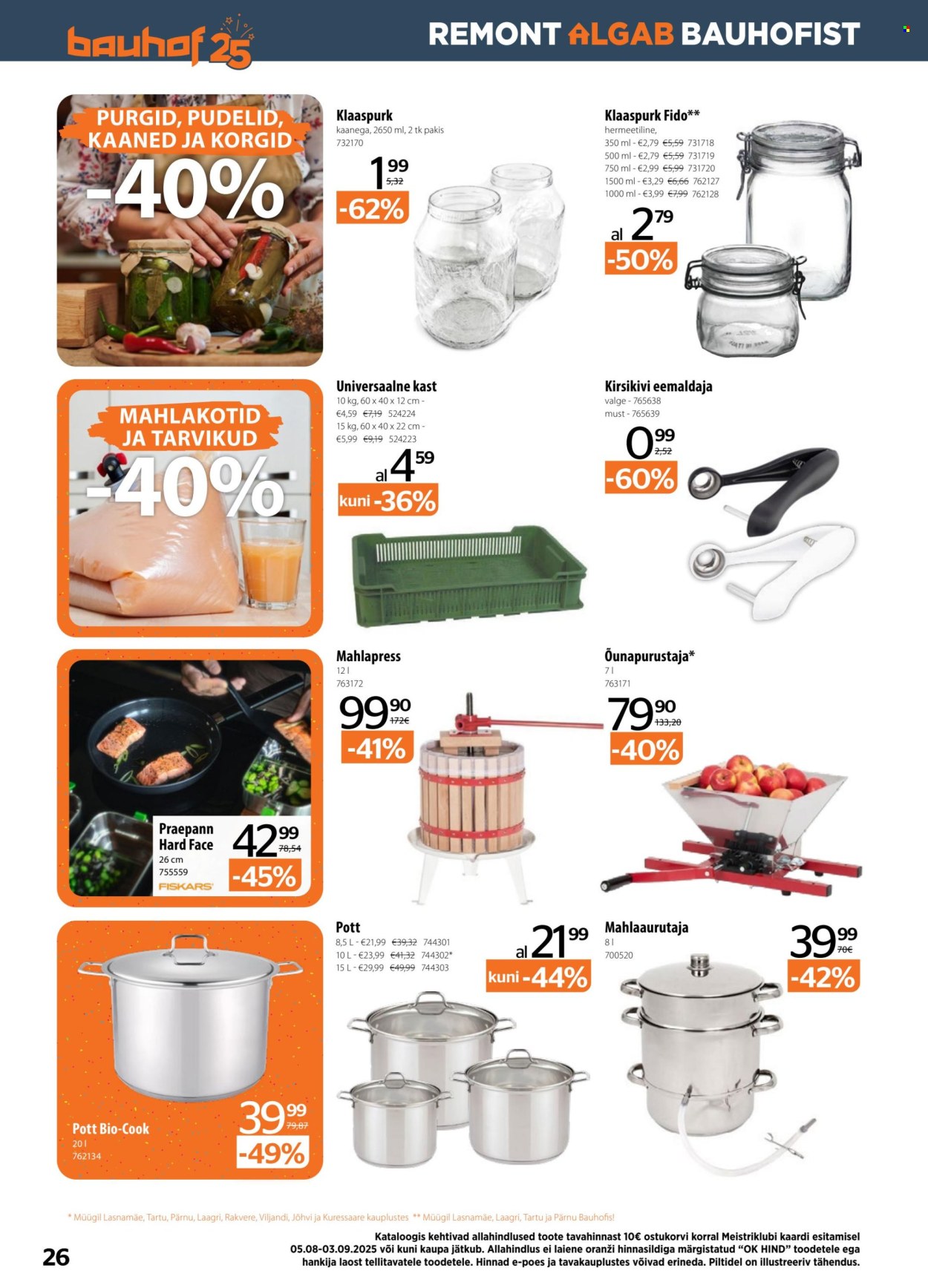 bauhof - Bauhof kliendileht - Kataloogipakkumised (5.08 - 3.09.2025) - page: 26