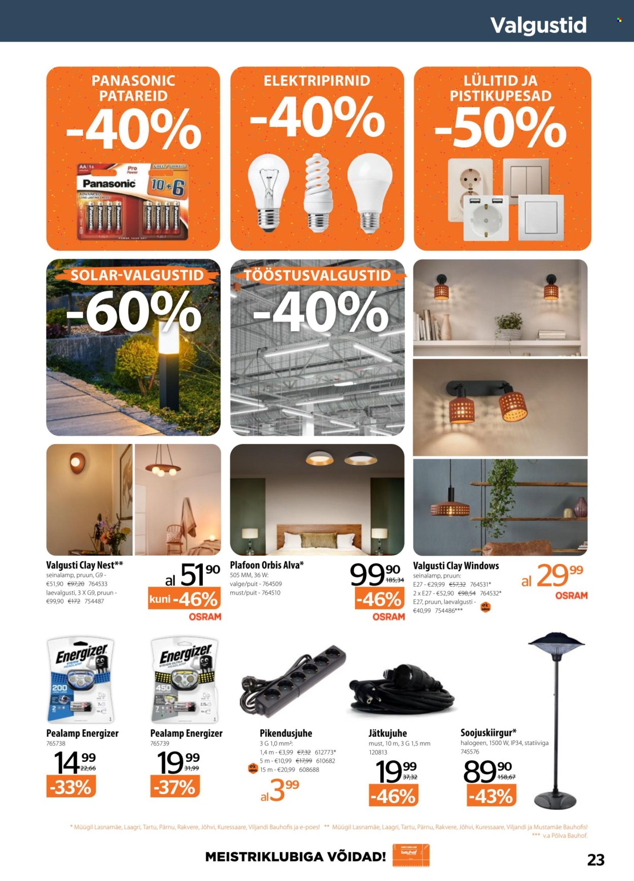 bauhof - Bauhof kliendileht - Kataloogipakkumised (5.08 - 3.09.2025) - page: 23