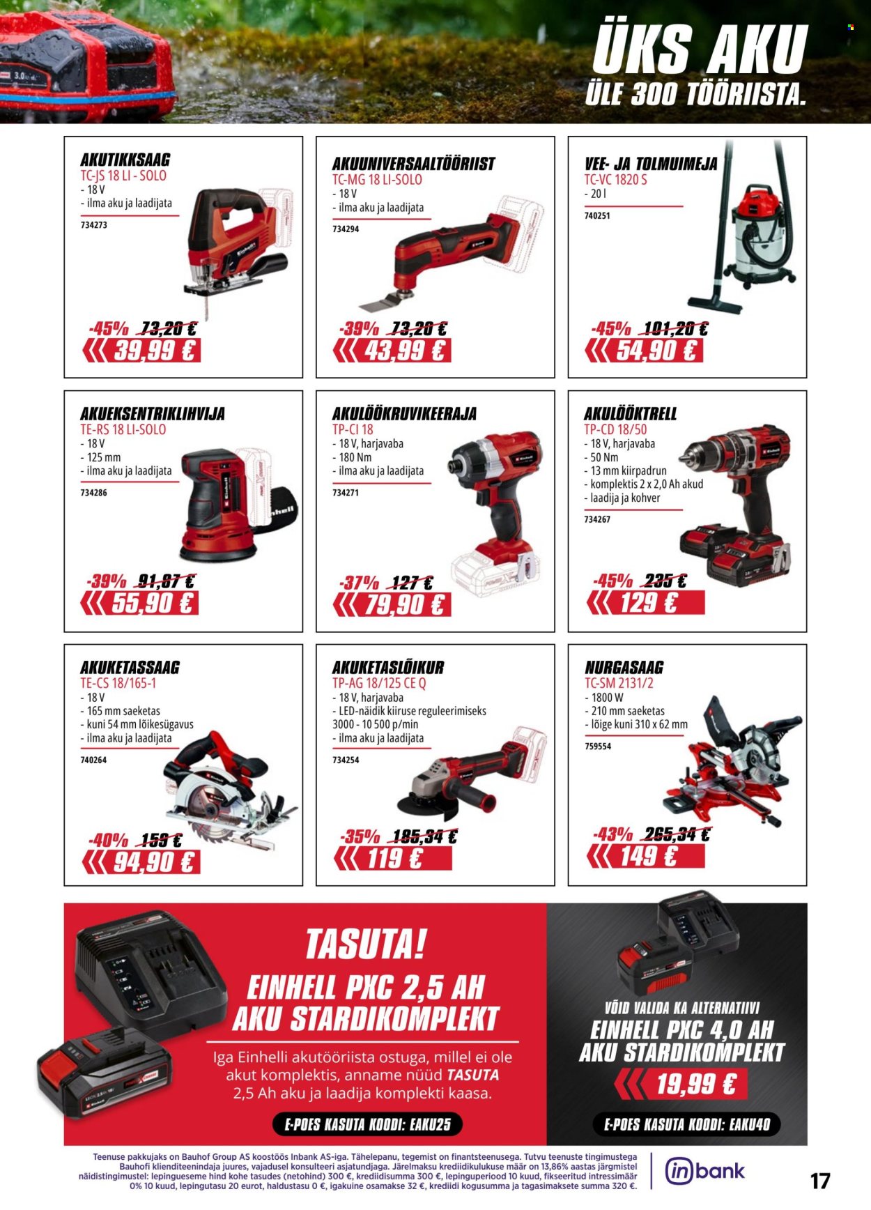 bauhof - Bauhof kliendileht - Kataloogipakkumised (5.08 - 3.09.2025) - page: 17