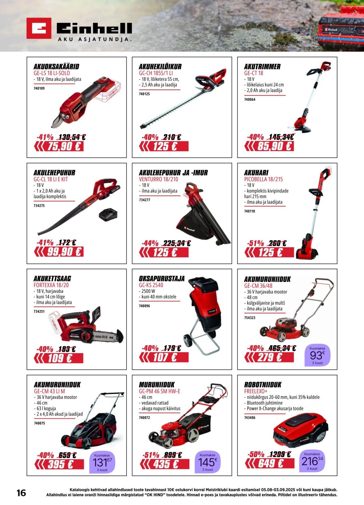bauhof - Bauhof kliendileht - Kataloogipakkumised (5.08 - 3.09.2025) - page: 16