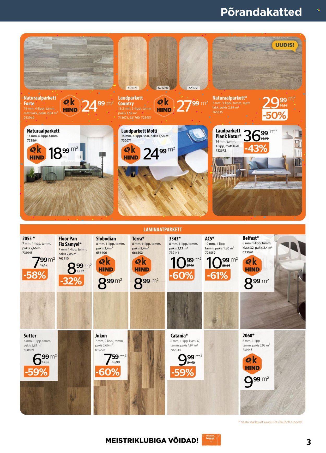 bauhof - Bauhof kliendileht - Kataloogipakkumised (5.08 - 3.09.2025) - page: 3