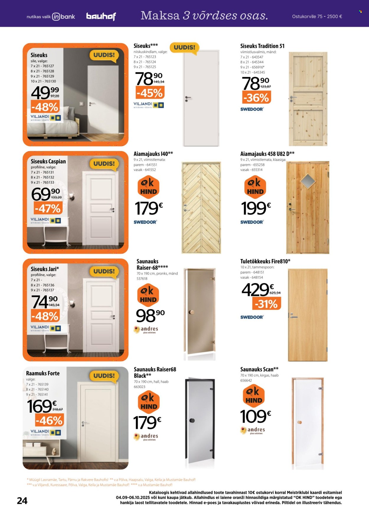 bauhof - Bauhof kliendileht (4.09 - 6.10.2025) - page: 24