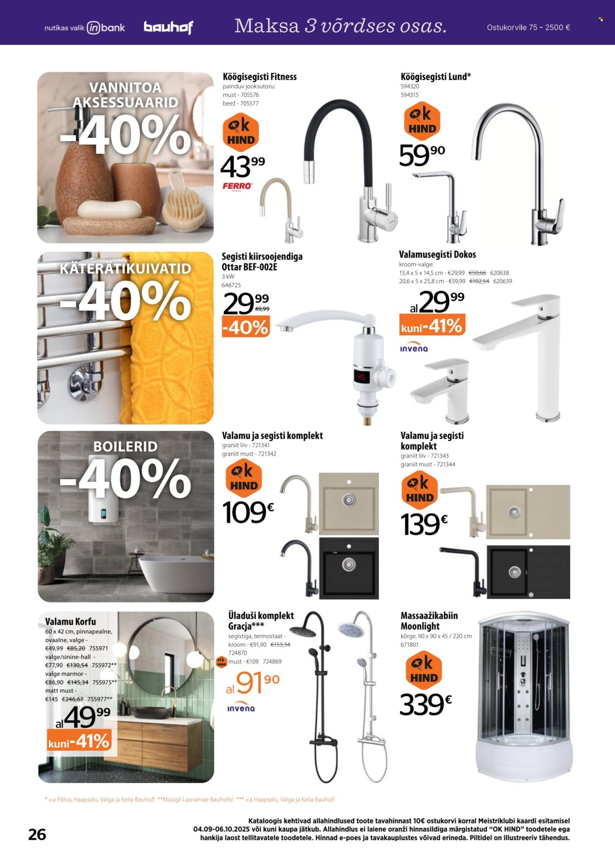 bauhof - Bauhof kliendileht (4.09 - 6.10.2025) - page: 26