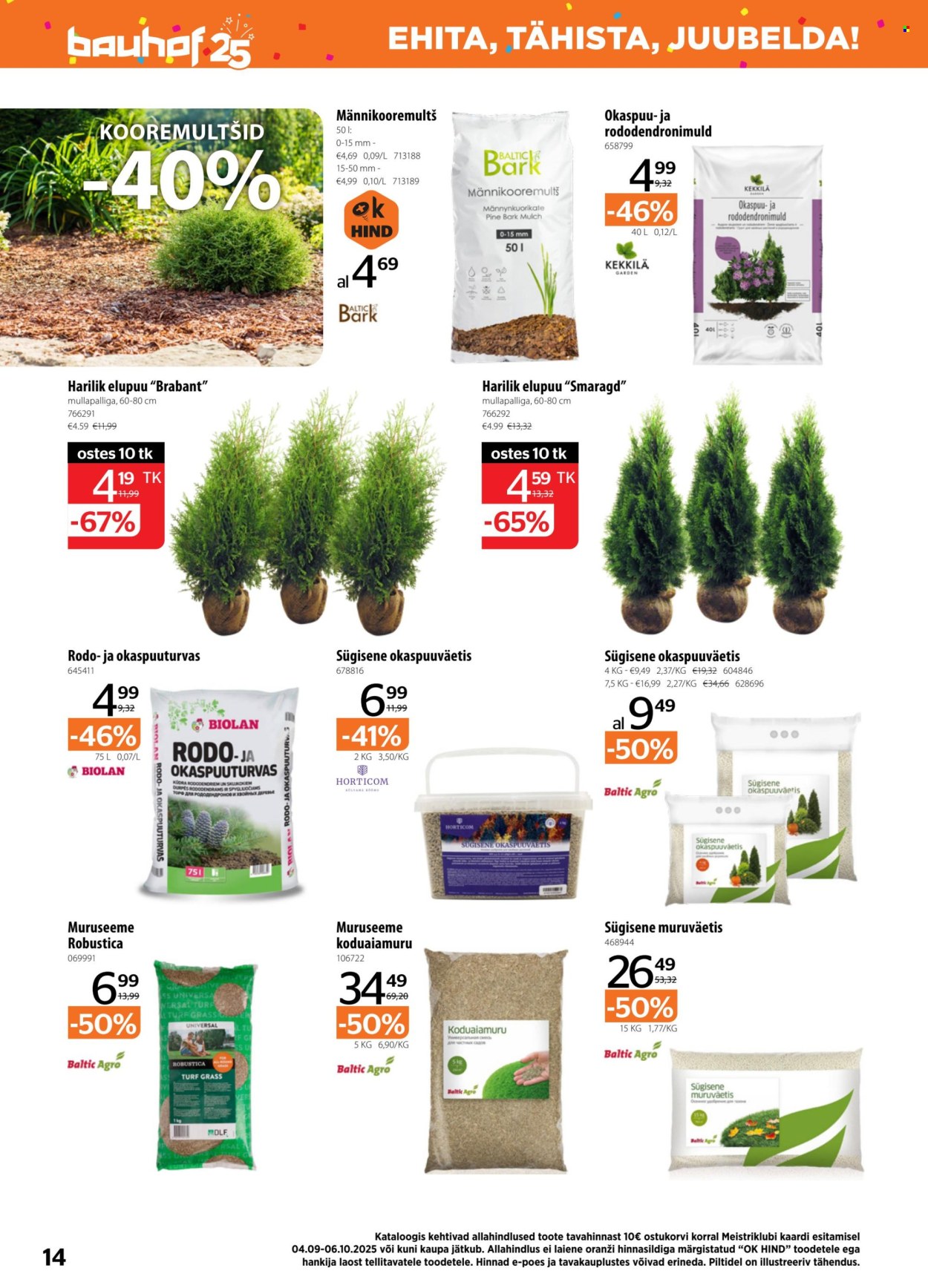 bauhof - Bauhof kliendileht (4.09 - 6.10.2025) - page: 14