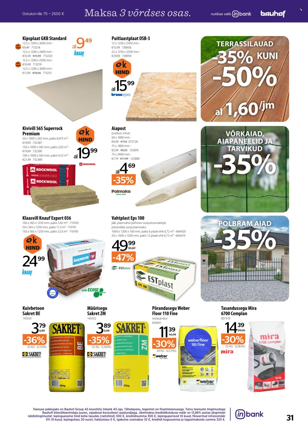 bauhof - Bauhof kliendileht (4.09 - 6.10.2025) - page: 31