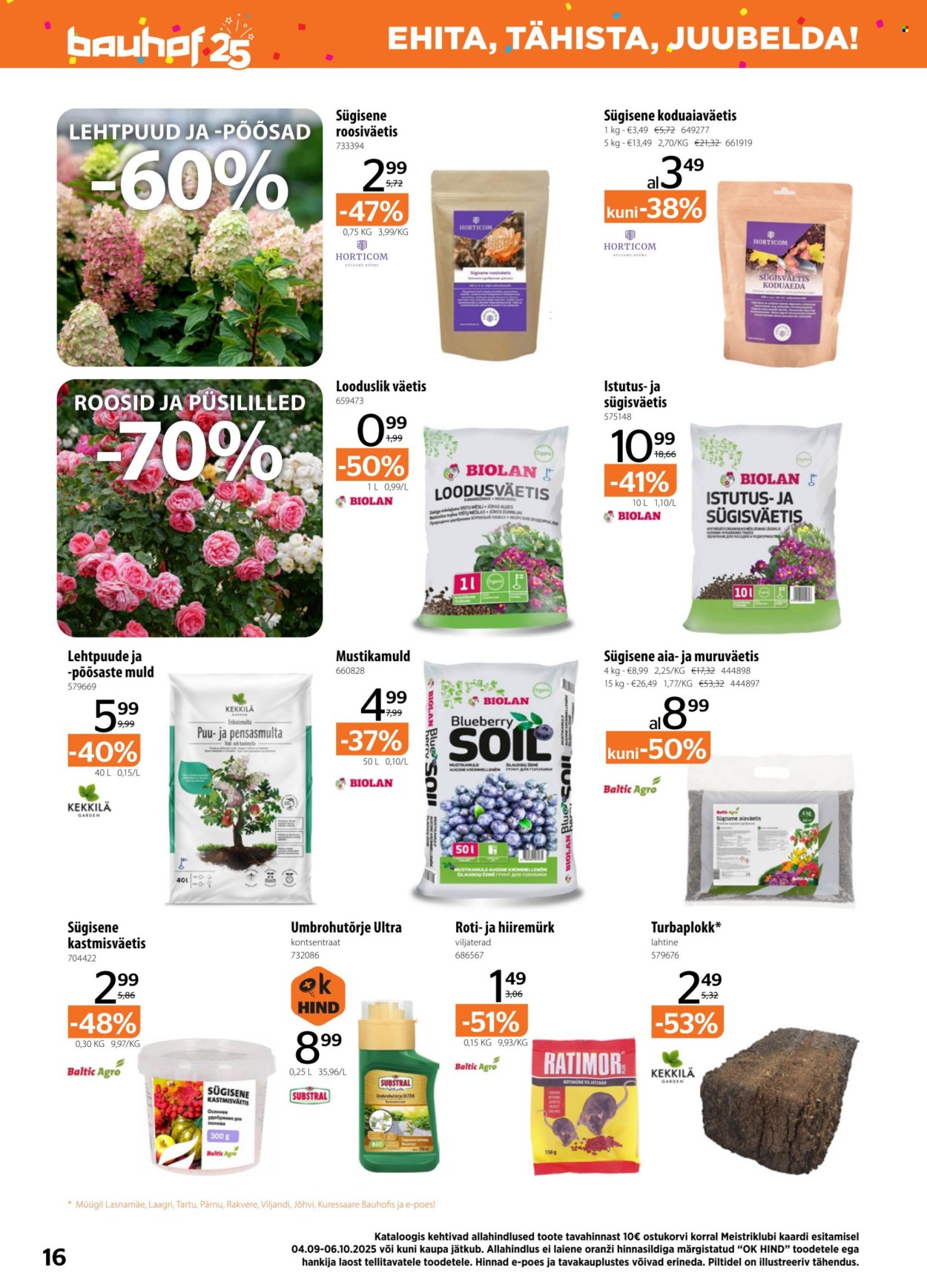 bauhof - Bauhof kliendileht (4.09 - 6.10.2025) - page: 16