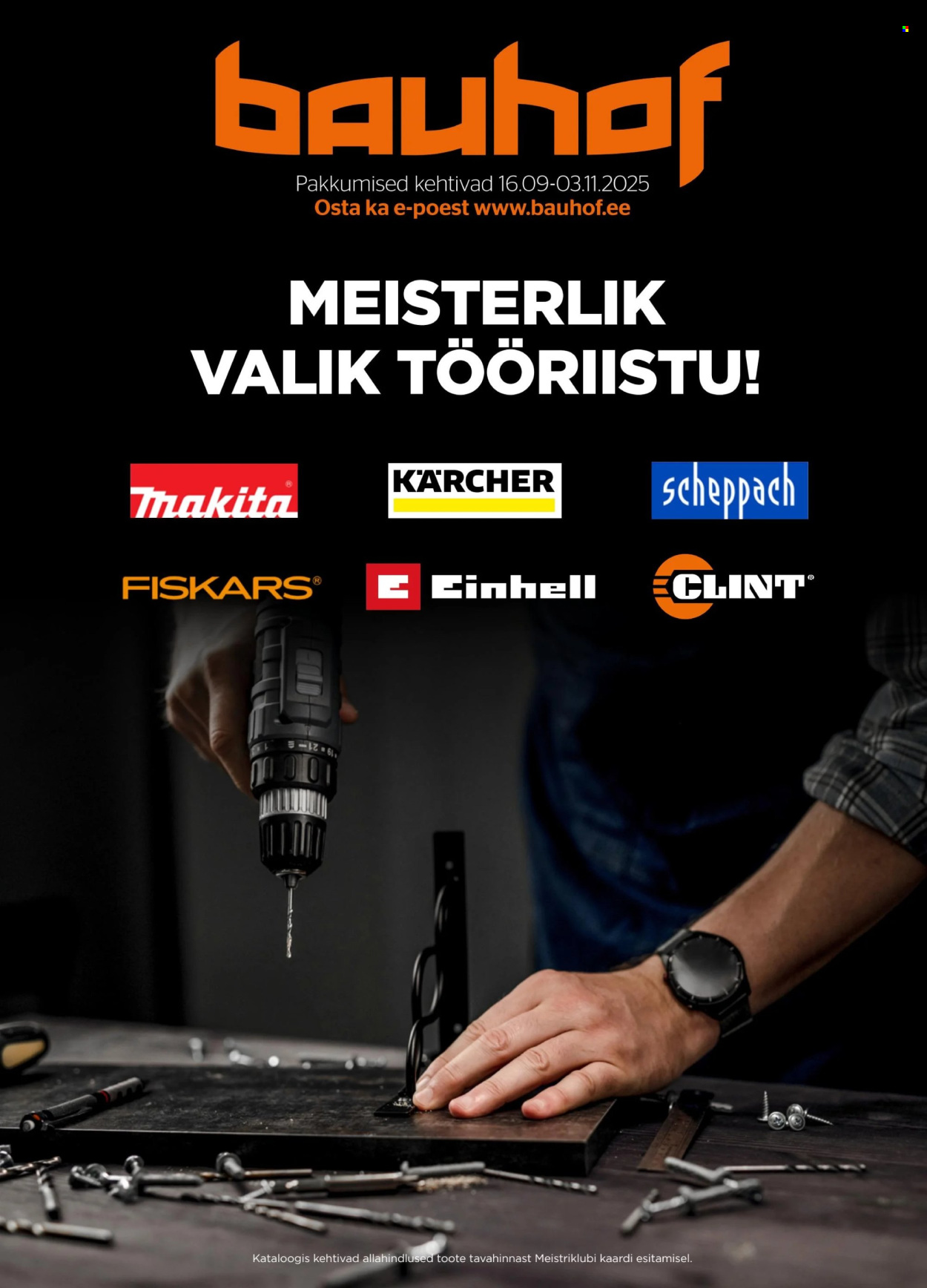 bauhof - Bauhof kliendileht (16.09 - 3.11.2025)