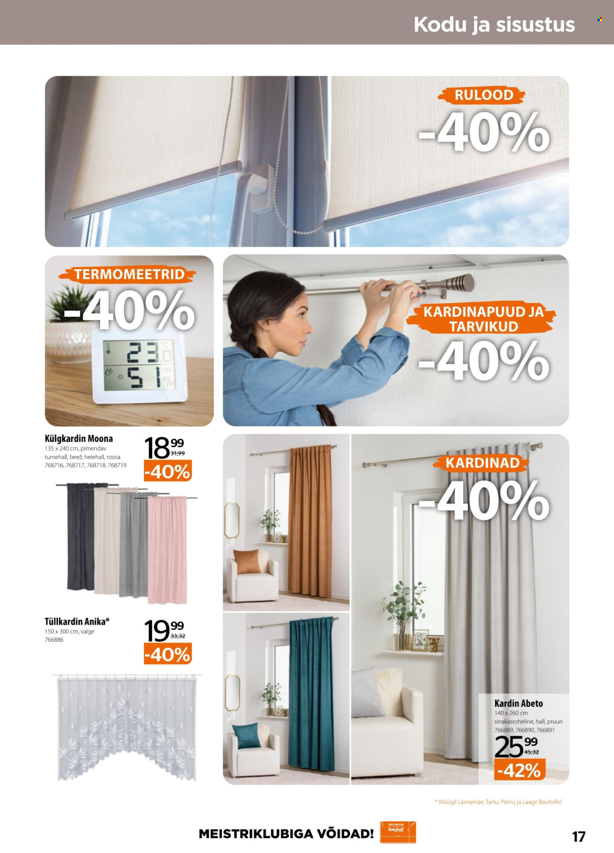 bauhof - Bauhof kliendileht - BAUHOF kliendileht (7.10 - 3.11.2025) - page: 17