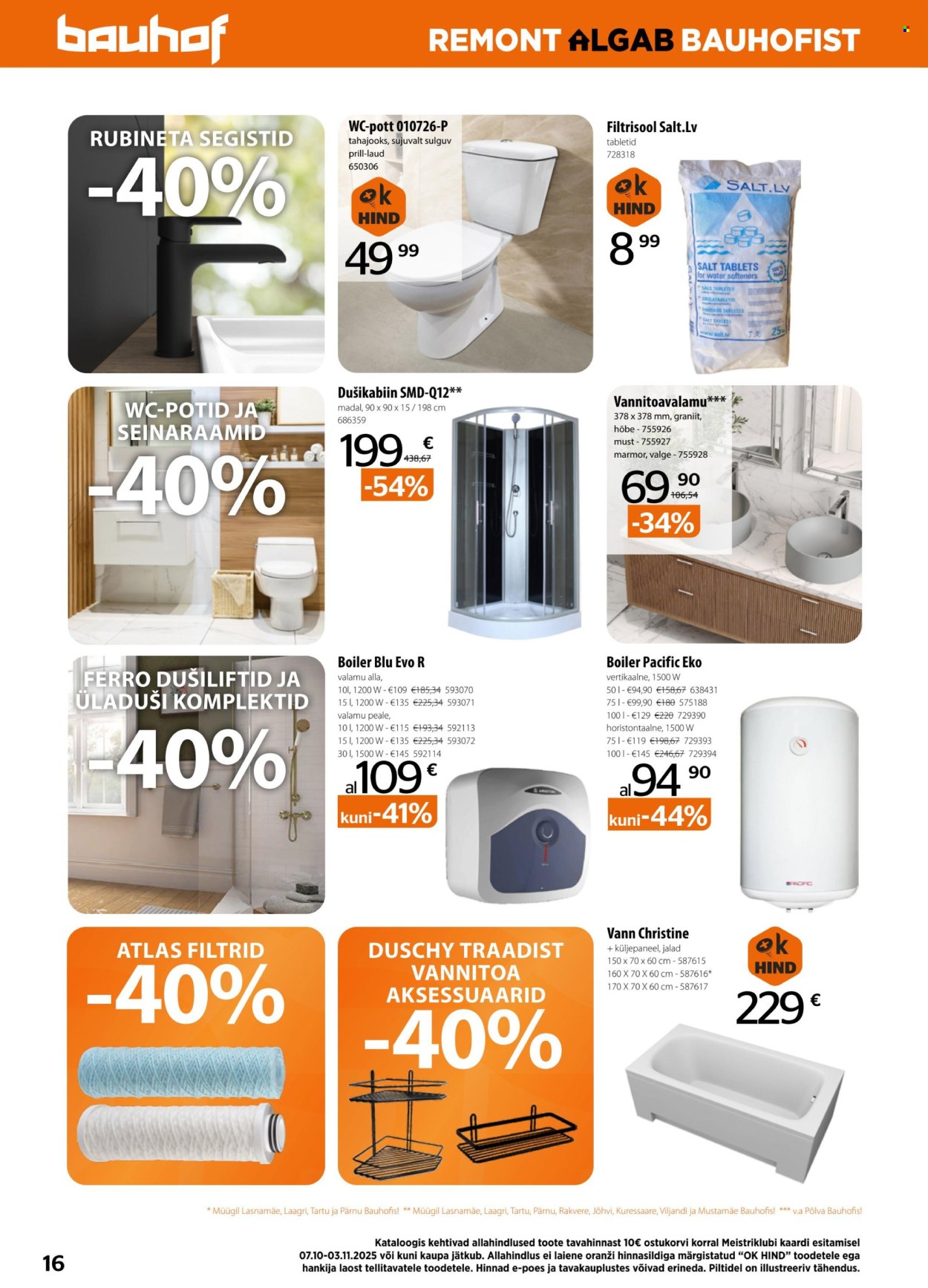 bauhof - Bauhof kliendileht - BAUHOF kliendileht (7.10 - 3.11.2025) - page: 16
