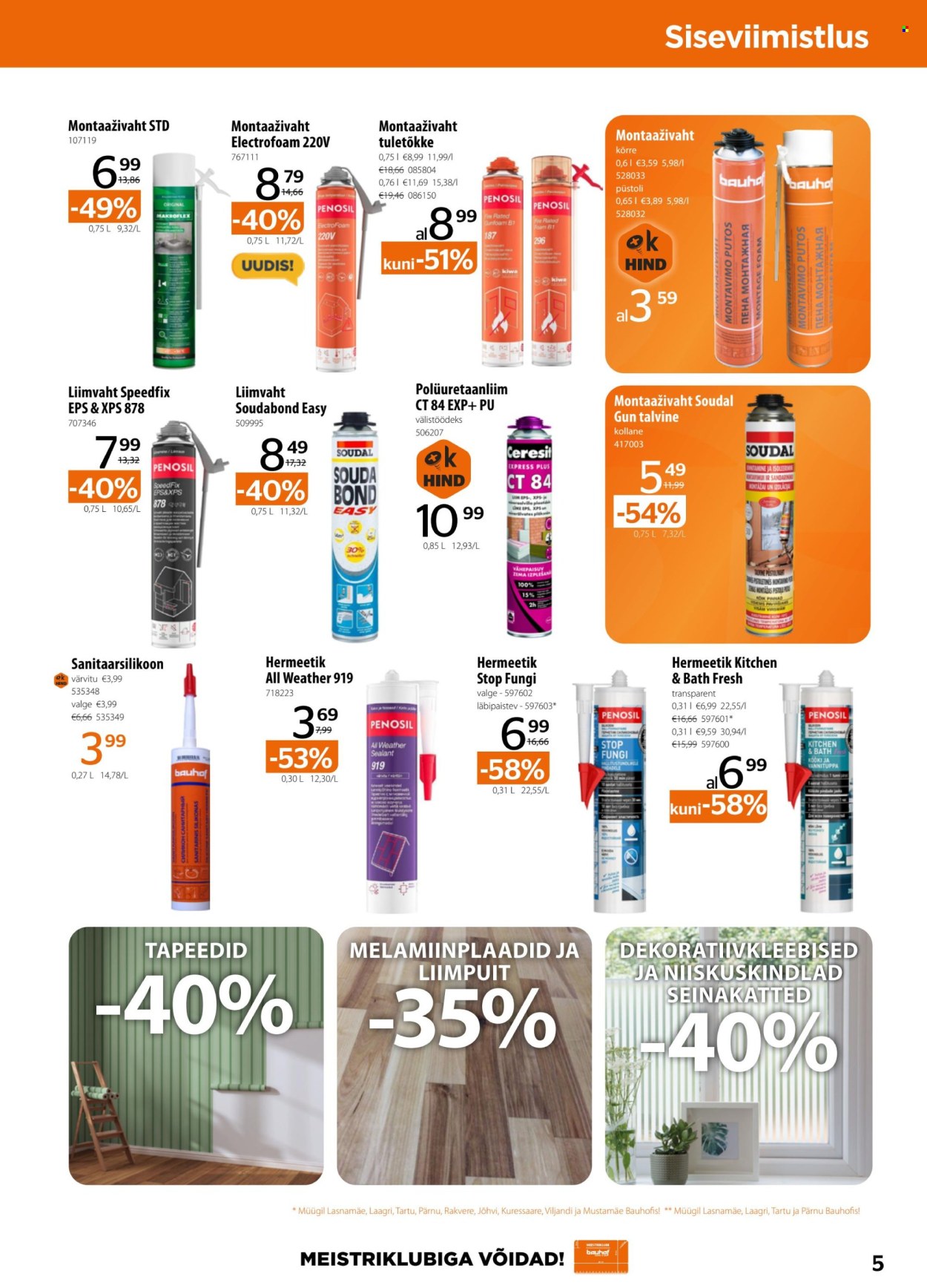 bauhof - Bauhof kliendileht - BAUHOF kliendileht (7.10 - 3.11.2025) - page: 5