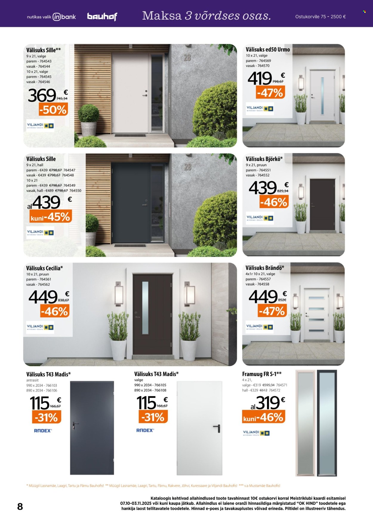bauhof - Bauhof kliendileht - BAUHOF kliendileht (7.10 - 3.11.2025) - page: 8