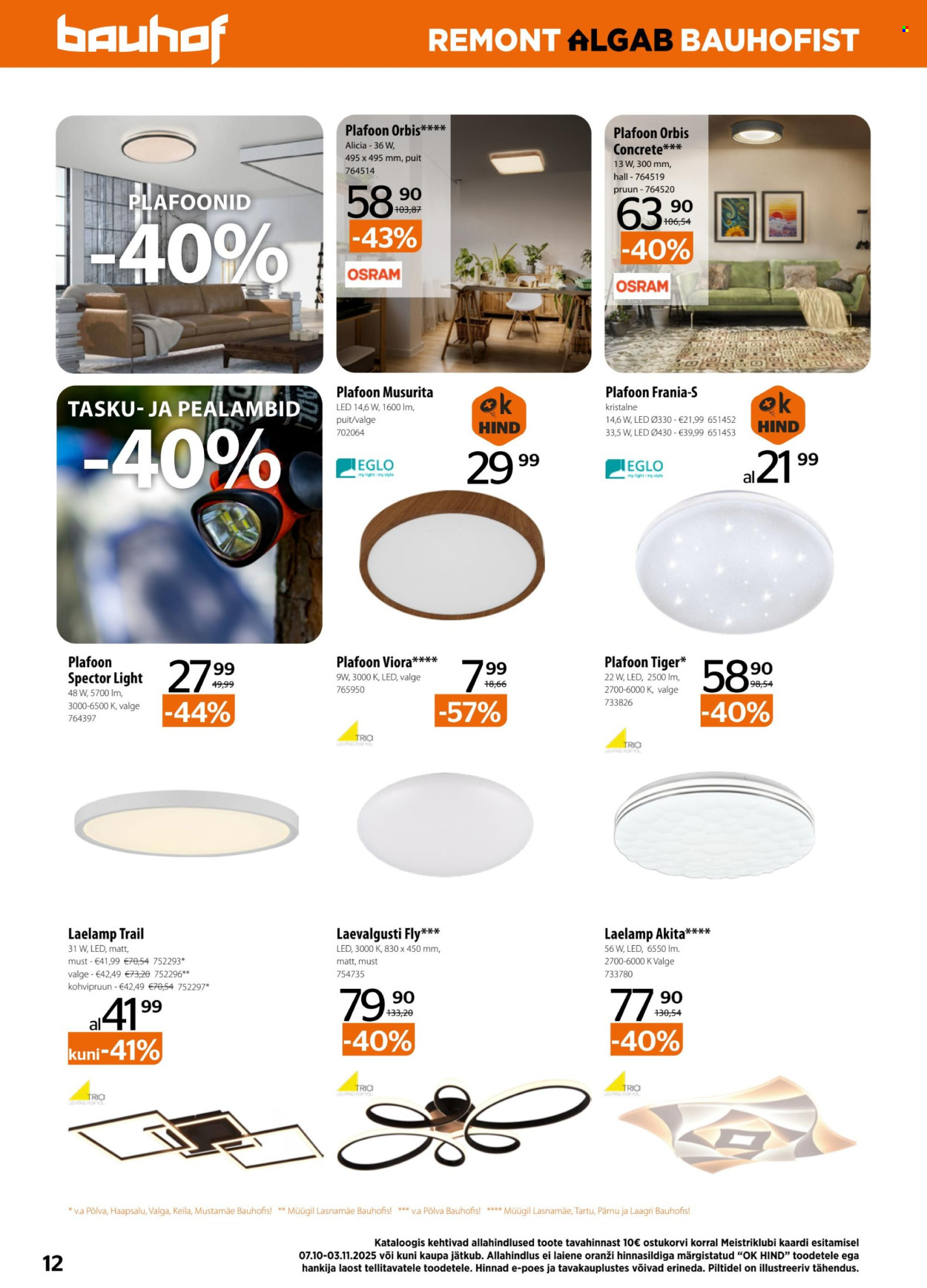 bauhof - Bauhof kliendileht - BAUHOF kliendileht (7.10 - 3.11.2025) - page: 12