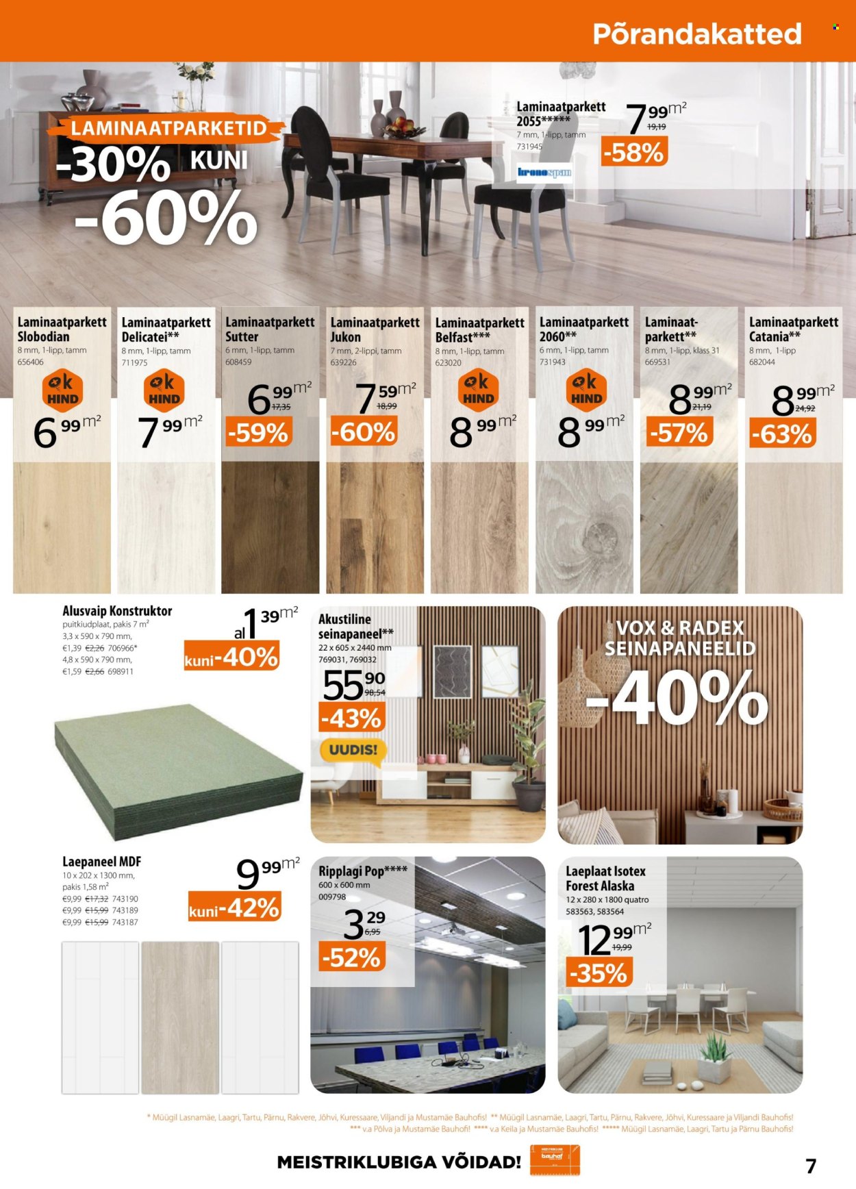 bauhof - Bauhof kliendileht - BAUHOF kliendileht (7.10 - 3.11.2025) - page: 7