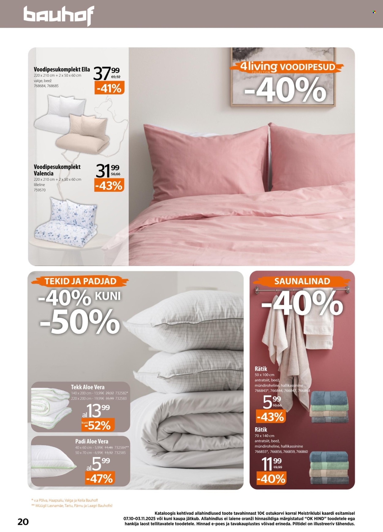 bauhof - Bauhof kliendileht - BAUHOF kliendileht (7.10 - 3.11.2025) - page: 20