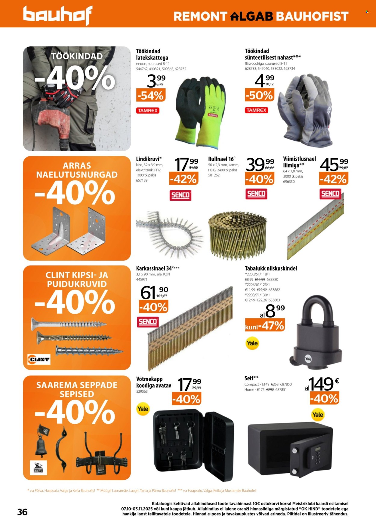 bauhof - Bauhof kliendileht - BAUHOF kliendileht (7.10 - 3.11.2025) - page: 36