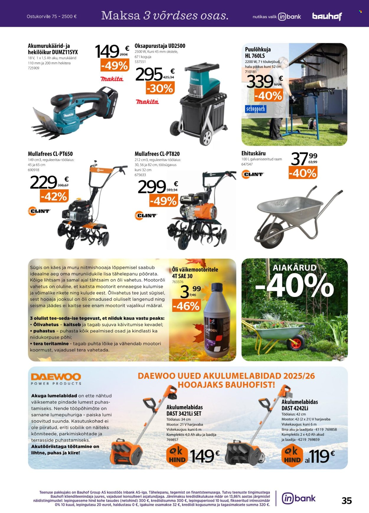 bauhof - Bauhof kliendileht - BAUHOF kliendileht (7.10 - 3.11.2025) - page: 35
